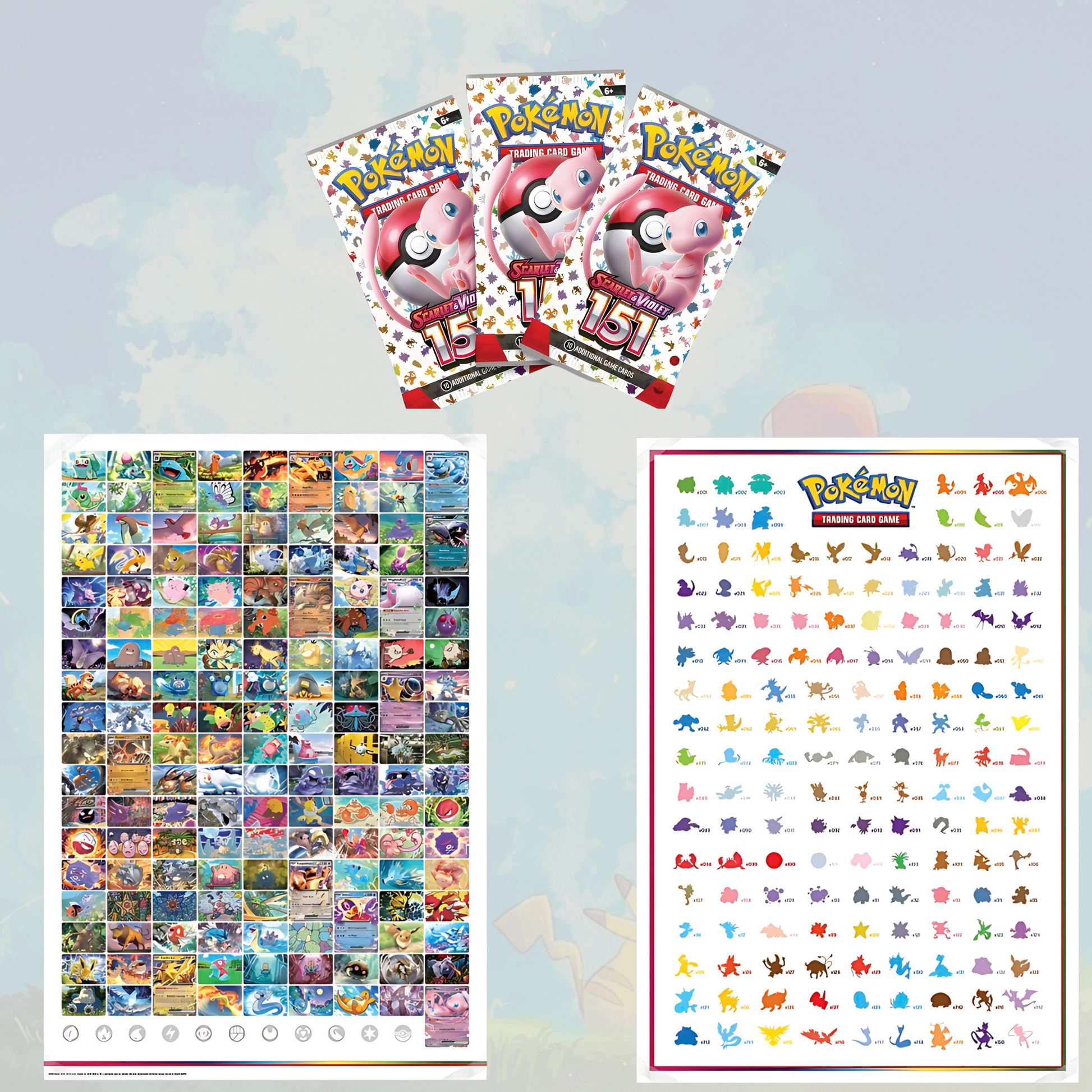 Pokemon TCG: Scarlet & Violet 3.5: 151 – Poster Collection