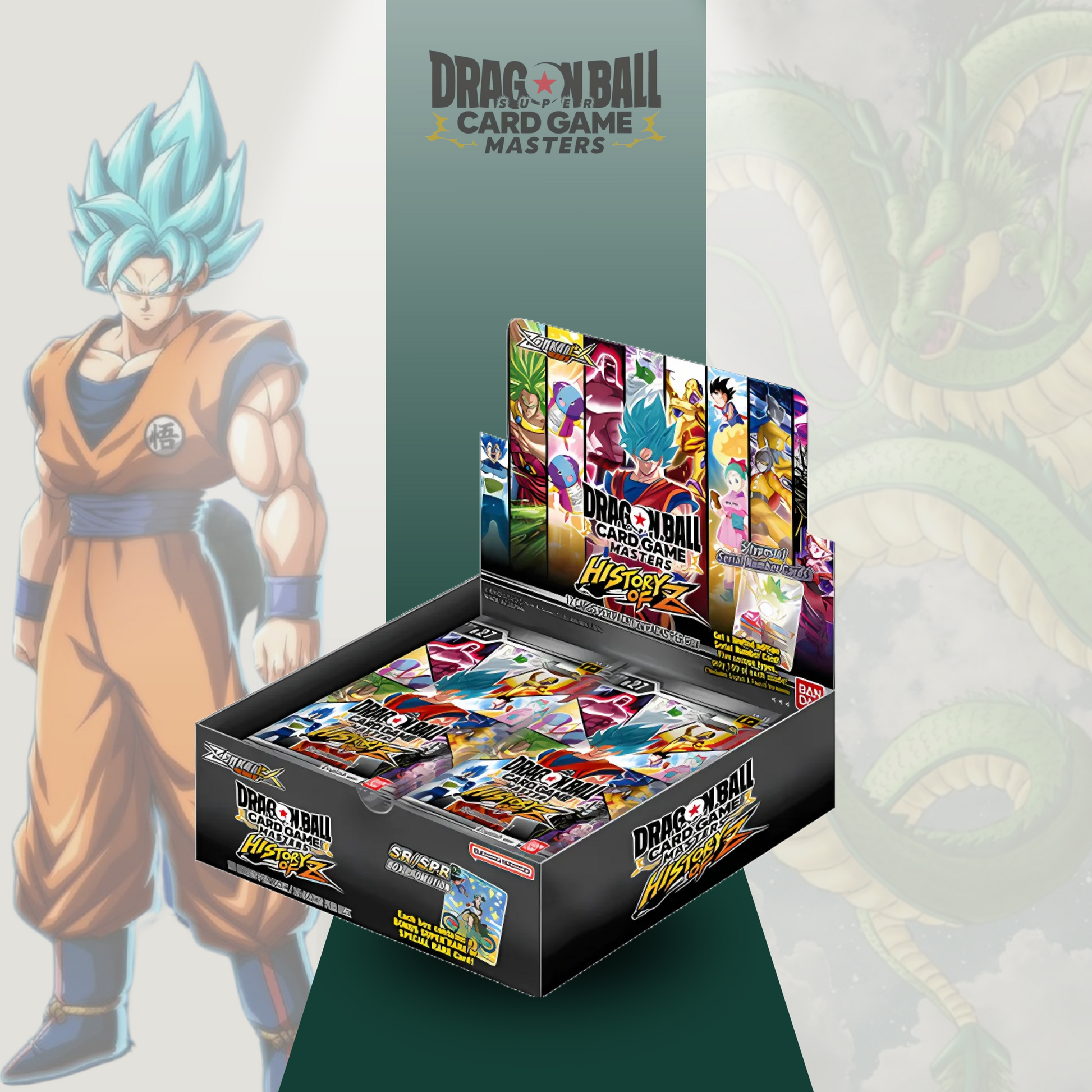 Dragon Ball Super TCG: Masters - History of Z - Zenkai Series EX Set 10 B27 - Booster Box