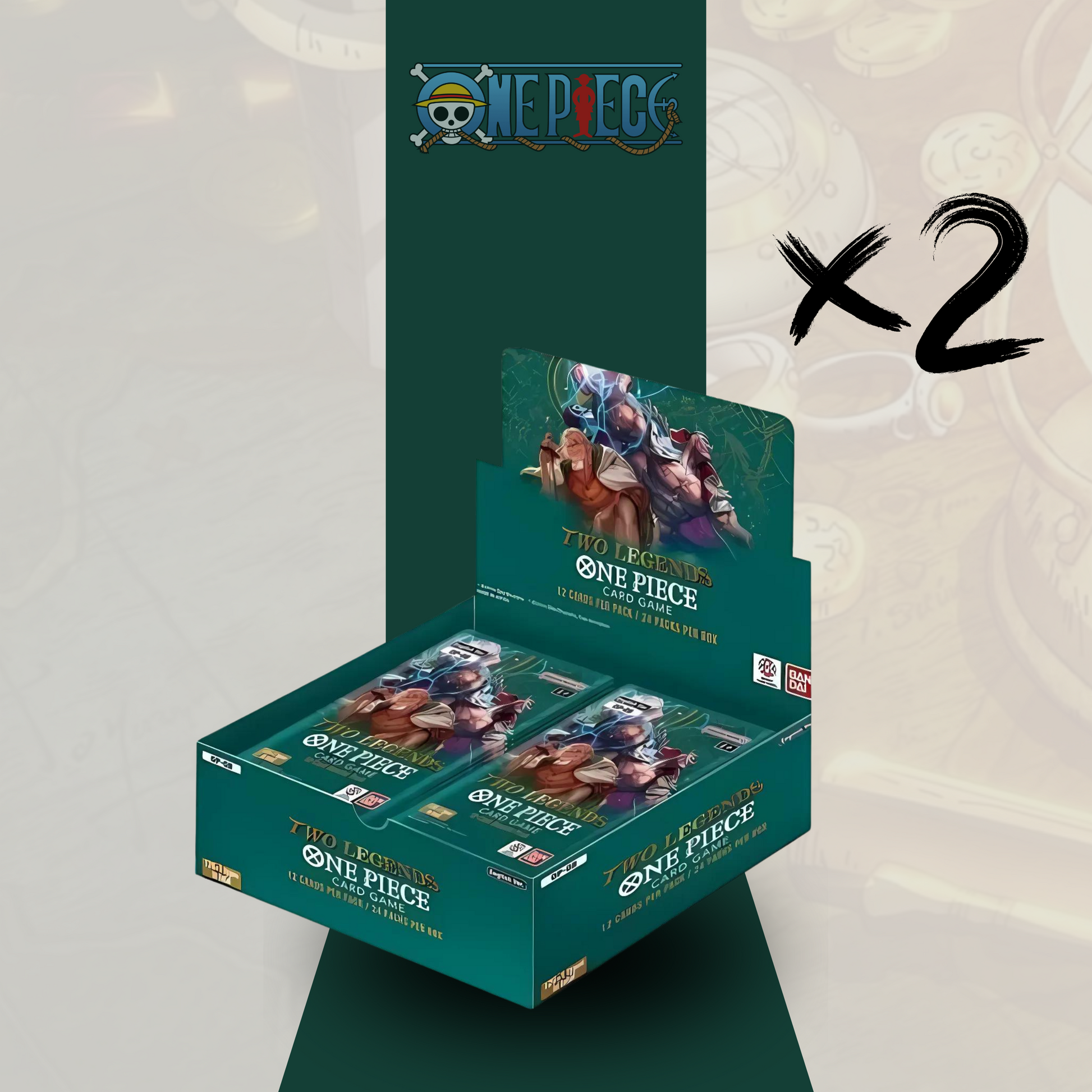 One Piece - Two Legends X TWO BOOSTER BOXES