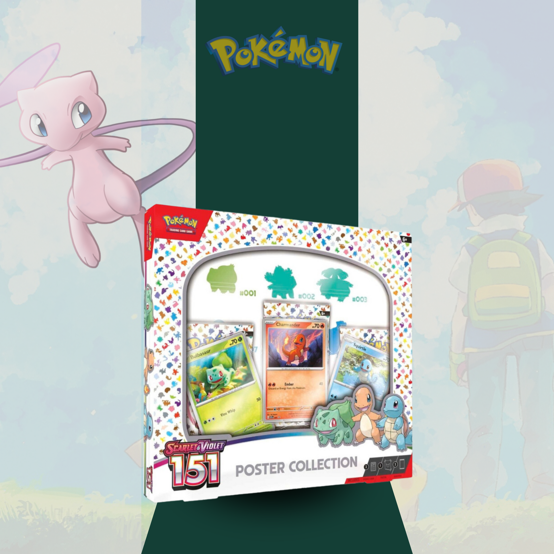 Pokemon TCG: Scarlet & Violet 3.5: 151 – Poster Collection